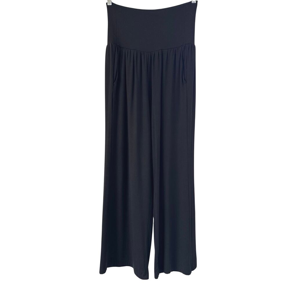 Athleta Studio Wide-Leg Pant in Black | Womens Size M *487419 - Picture 2 of 12